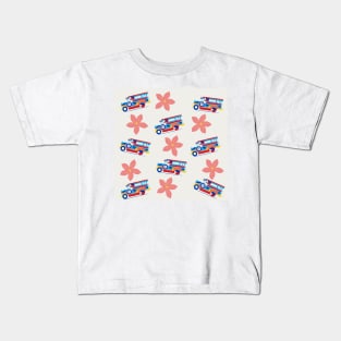 Philippine Jeepney and Sampaguita Kids T-Shirt